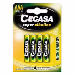 Cegasa batteria super alc lr03 blister 4 pz. EAN: 8410241001469