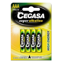 Cegasa - batteria super alc lr03 blister 4 pz.