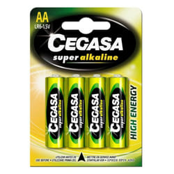 Cegasa - batteria super alc lr6 blister 4 pz.