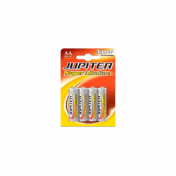 BATTERIA JUPITER ALC. LR6. BLISTER 4 PEZZI (318994) Peso della confezione: 100,0 grammi Dimensioni della confezione: 15,0 L x ...