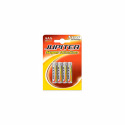 BATTERIA JUPITER ALC. LR03. BLISTER 4 PEZZI (318995) Peso della confezione: 100,0 grammi Dimensioni della confezione: 15,0 L  ...