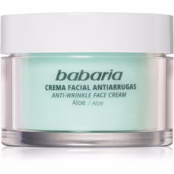 Babaria Face Cream Aloe Anti-wrinkle, Crema da giorno, Donna, Pelle invecchiata, Viso, Antirughe, Curativo, Idratante, Rigene ...