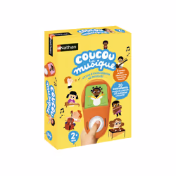 Nathan Coucou la musique N, 2 anno/i, Batterie richieste, Mini Stilo AAA, Cartoncino, Plastica, Multicolore