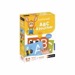 La Petite École ABC à toucher, 2 anno/i, Cartoncino, Multicolore