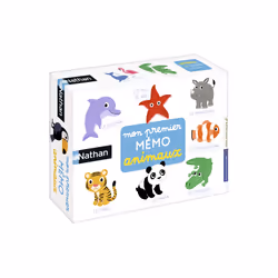 Nathan Mon Premier Mémo, Carta da gioco, Abbinamento, 2 anno/i, Gioco di famiglia