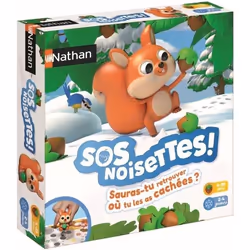 Nathan Sos Noisettes, Gioco da tavolo, Abilità motoria fine (destrezza), 4 anno/i, 15 min