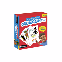 Nathan Jct Orthographe, Gioco da tavolo, Cultura generale, 8 anno/i, Edizione da viaggio, 10 min, Gioco di famiglia