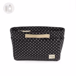 Walking Mum Neceser Emily (Em), Beauty case, Beige, Nero, Fantasia, 230 mm, 120 mm, 160 mm