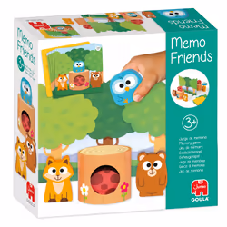 Goula - Memo Degli Amici, 3 anno/i, Cartoncino, Carta, Legno, Multicolore