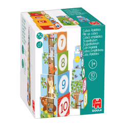 Goula - Cubi Impilabili Foresta, 1 anno/i, 10 pz, Legno