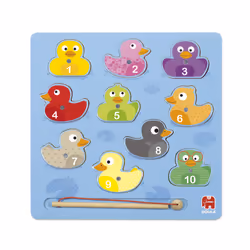 Jumbo GOULA - Puzzle Magnetico delle Anatre, 10 pz, Animali, 2 anno/i