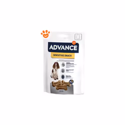 Advance Sensitive Snack è un biscotto tenero e appetitoso, ideale per cani dalla pelle e dal tratto digestivo delicati. La fo ...