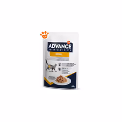 ADVANCE VETERINARY DIETS FELINE RENAL è un alimento dietetico completo per gatti adulti con livello ridotto di proteine ma di ...