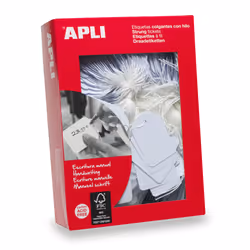 APLI 00391, Bianco, Universale, Rettangolo, 200 g/m², 2,8 cm, 4,3 cm