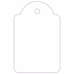 APLI 00391 etichetta non adesiva 500 pz Bianco Rettangolo