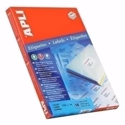 APLI Labels Round corners 99.1 x 139mm, Bianco, A4, 139 mm, 99,1 mm, 220 x 310 x 20 mm, 400 pz