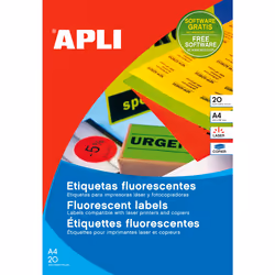 APLI 02881, Verde, Rettangolo, Permanente, 210 x 297, A4, Universale