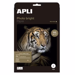 APLI 04137, Lucida, 240 g/m², A4, Bianco, 60 fogli, EN-71