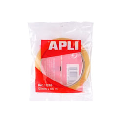 Apli - nastro adesivo 12mm x 66m rotolo trasparente