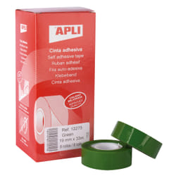 APLI 12275 nastro adesivo da cancelleria 33 m Verde 8 pz