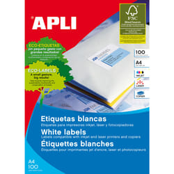 APLI 12977 etichetta per stampante Blu Etichetta per stampante autoadesiva