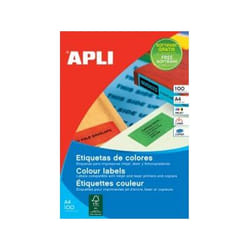 APLI SP-12991 Giallo Etichetta per stampante autoadesiva