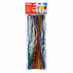 APLI 13066, Kit di attività manuali per bambini, Blu, Oro, Verde, Rosso, Argento, 50 pz