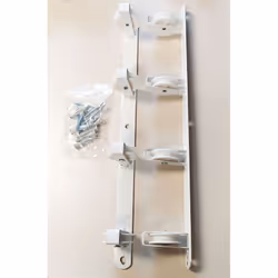 Stendibiancheria da parete basic c/4 carrucole bianco 47x5x5cm.semplice ma molto pratico da montare vicino al soffitto, sfrut ...