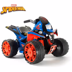 Quad elettrico The Beast Spider-Man 12V per bambini con ruote in gomma e licenza Marvel Entra nel mondo dei supereroi con il  ...