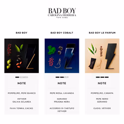 Carolina Herrera Bad Boy Cobalt Eau de Parfum Électrique 50ml - Vista aggiuntiva 4