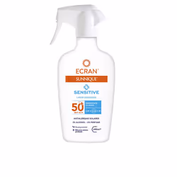 Pistola spray Ecran Sunnique Sensitive SPF50+ 270 ml