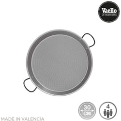 EDM - Padella per paella tradizionale in acciaio lucido ø30cm (4 persone). vaello