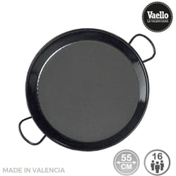 Vaello Campos - Padella per paella tradizionale in acciaio smaltato ø55cm (16 persone). vaello