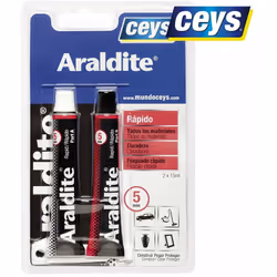 Ceys araldite rapido grande blister 15+15ml. adesivi epossidici bicomponenti, una resina e un indurente che reagiscono quando ...