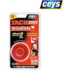 Ceys - nastro brico extra forte trans 1,5m 507519
