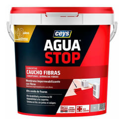 Impermeabilizzante in Gomma con Fibre CEYS Aguastop Grigio Alta Resistenza 5kg 903303