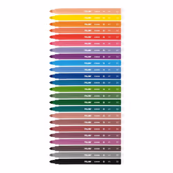 Milan 24 MAXI Beige, Nero, Blu, Marrone, Verde, Grigio, Blu marino, Arancione, Pastello, Pesca, Rosa, Viola, Rosso, Rosa, Colore vaniglia, Viola, Giallo 1 pz