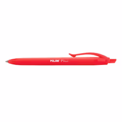 Milan 176512925 penna a sfera Rosso Penna a sfera retrattile a clip 25 pz