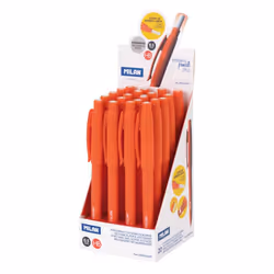 Milan 185010920, Arancione, Grigio, HB, 0,5 mm, Rotondo, Girevole verso l'esterno