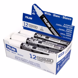 Milan 591291012 evidenziatore 12 pz Punta smussata Bianco