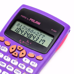 Milan M240 calcolatrice Desktop Calcolatrice scientifica Rame, Viola - Vista aggiuntiva 4
