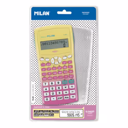Milan 159110SNPBL calcolatrice Desktop Calcolatrice di base Rosa, Giallo - Vista aggiuntiva 2