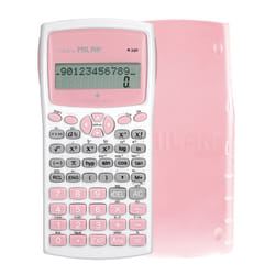 Milan M240 calcolatrice Tasca Calcolatrice scientifica Rosa, Bianco