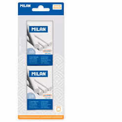 Blister 2 scatole 10 gesso bianco milano Gru tonde di solfato di calcio (non contiene caseina). Colore bianco.. . Indice di p ...