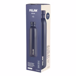 Milan 643020B borraccia Uso quotidiano 590 ml Acciaio inox Blu marino