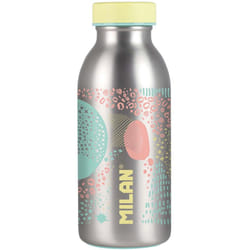 Milan - Bottiglia refrigerante in acciaio inox 354ml serie argento, giallo o
