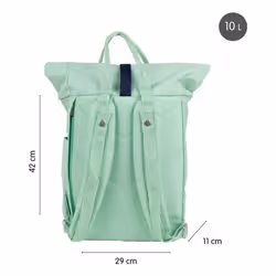 Milan 624302SNCGR zaino City backpack Verde Poliestere - Vista aggiuntiva 3