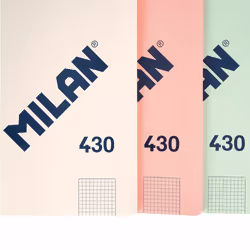 Milan 57243G48GR quaderno per scrivere A4 48 fogli Verde chiaro