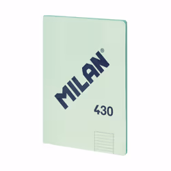 Milan 57242G48GR, Monocromatico, Verde chiaro, A4, 48 fogli, 95 g/m², Carta rigata