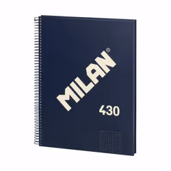 Milan 57143E80B, Immagine, Blu, A4, 80 fogli, 95 g/m², Copertina rigida